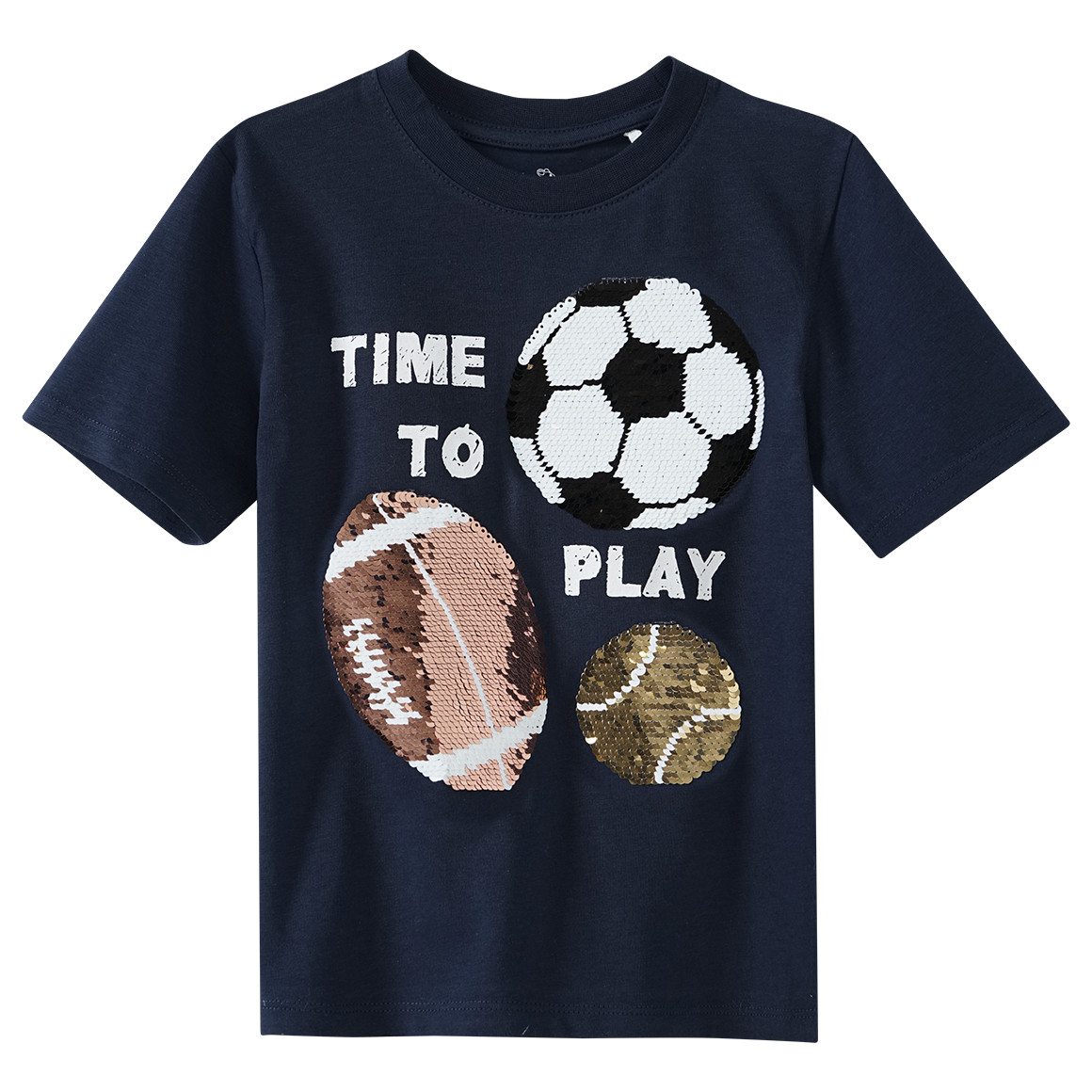 Jungen T-Shirt mit Wendepailletten