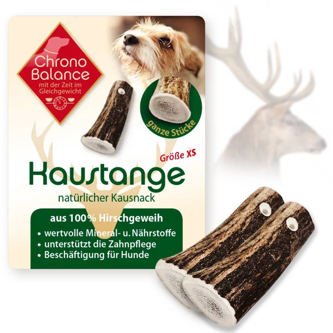 ChronoBalance Snacks ChronoBalance CB Geweih Ganz 2er Paket (XS)