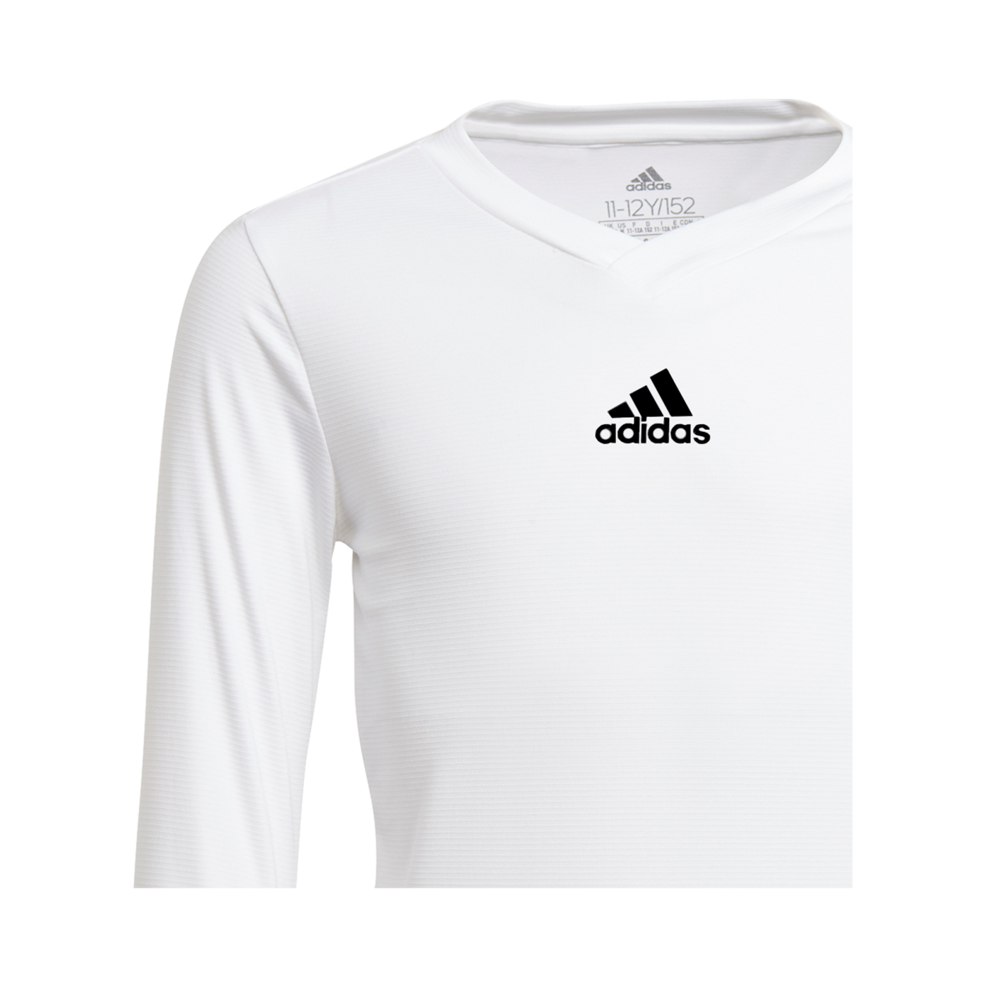 adidas Team Base Top langarm Kids Weiss