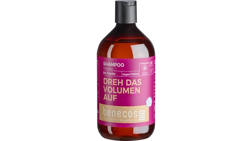 benecos BIO Shampoo Volumen Bio-Traube 500 ml