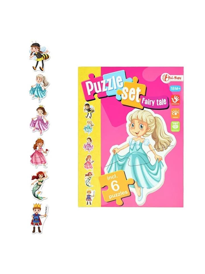 Toi-Toys Puzzlespiel Märchen mit 6 Märchenfiguren 18 Monate günstig kaufen onesize