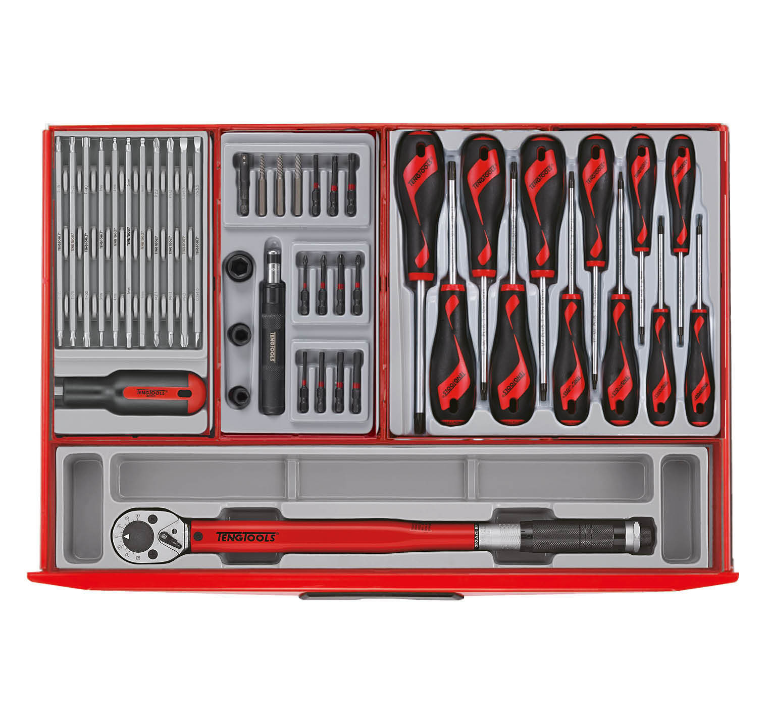 Teng Tools 122390197 TCMM498BL Set scule negru midi master 19 sertare