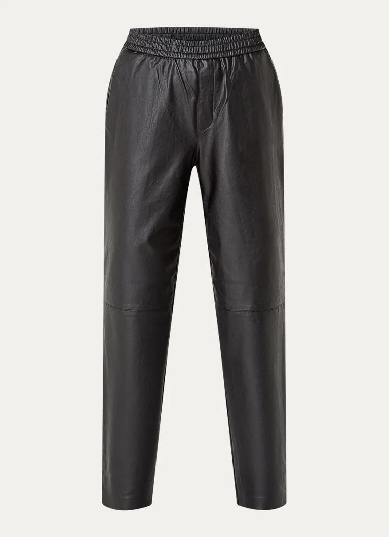 Dante 6 Geza high waist tapered fit pants of imitation leather
