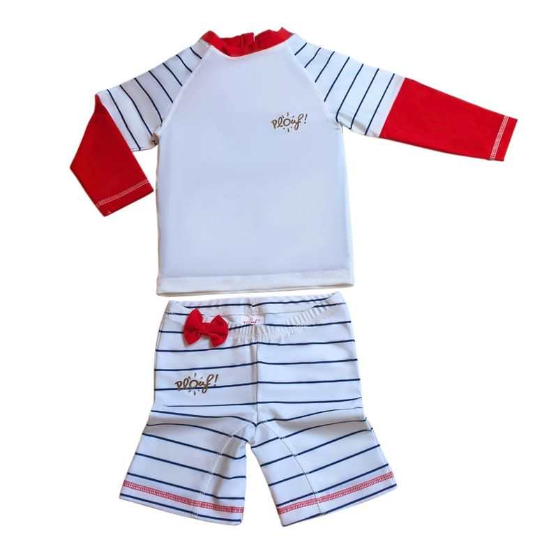 Ensemble enfant Anti-UV : Marinette Blanc
