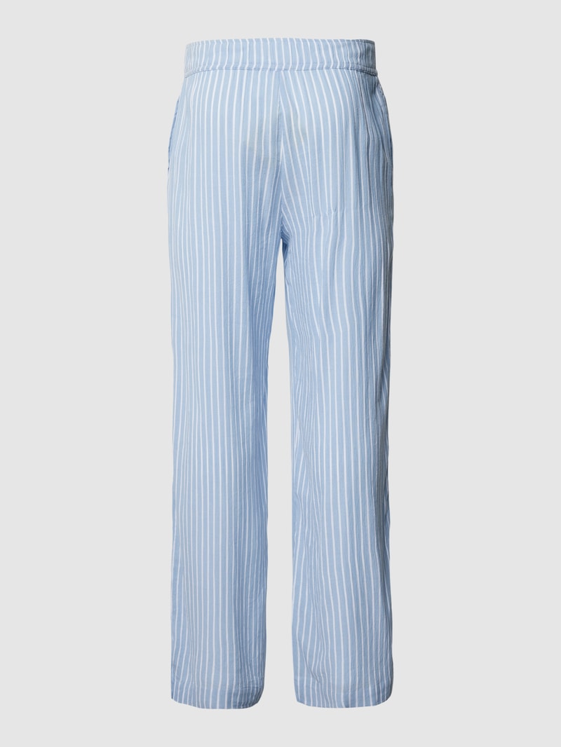 Pyjama-Hose mit Streifenmuster in hellblau