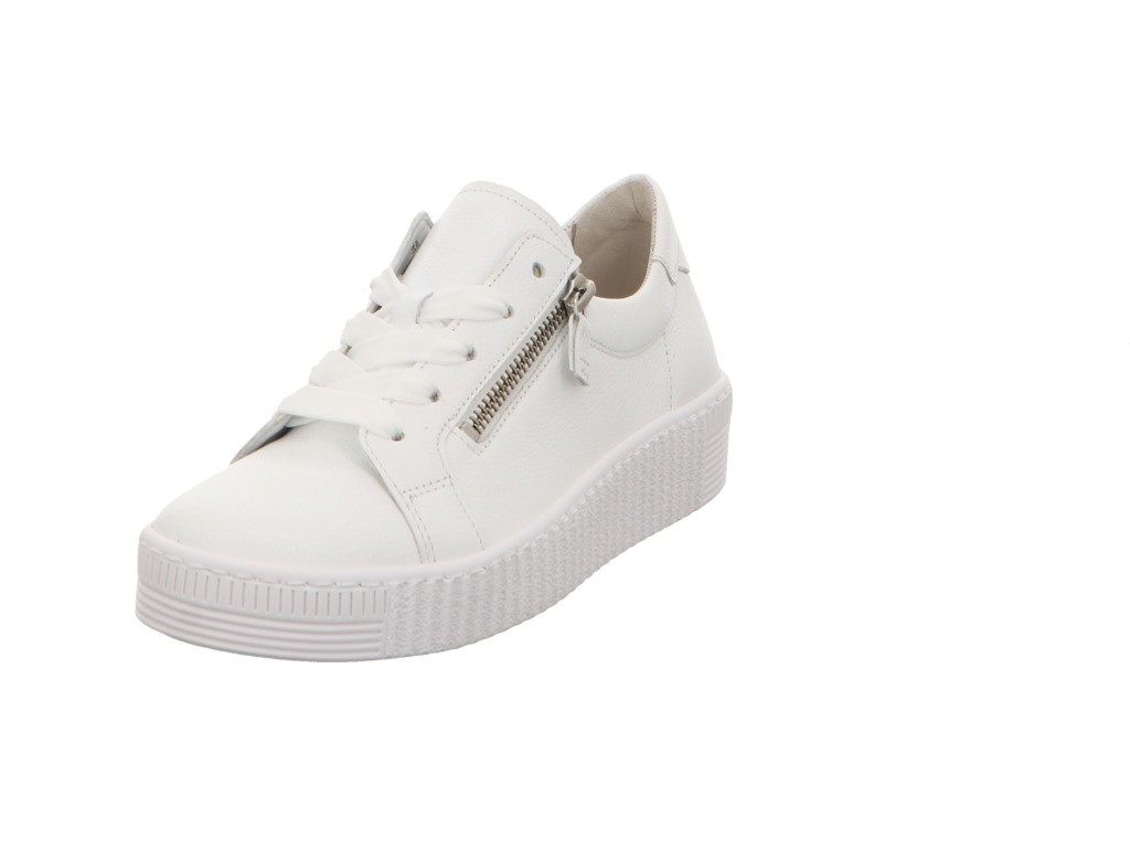 GABOR Freizeit Schnürer weiss Gabor Fashion Sneaker low 43.334.21 weiß