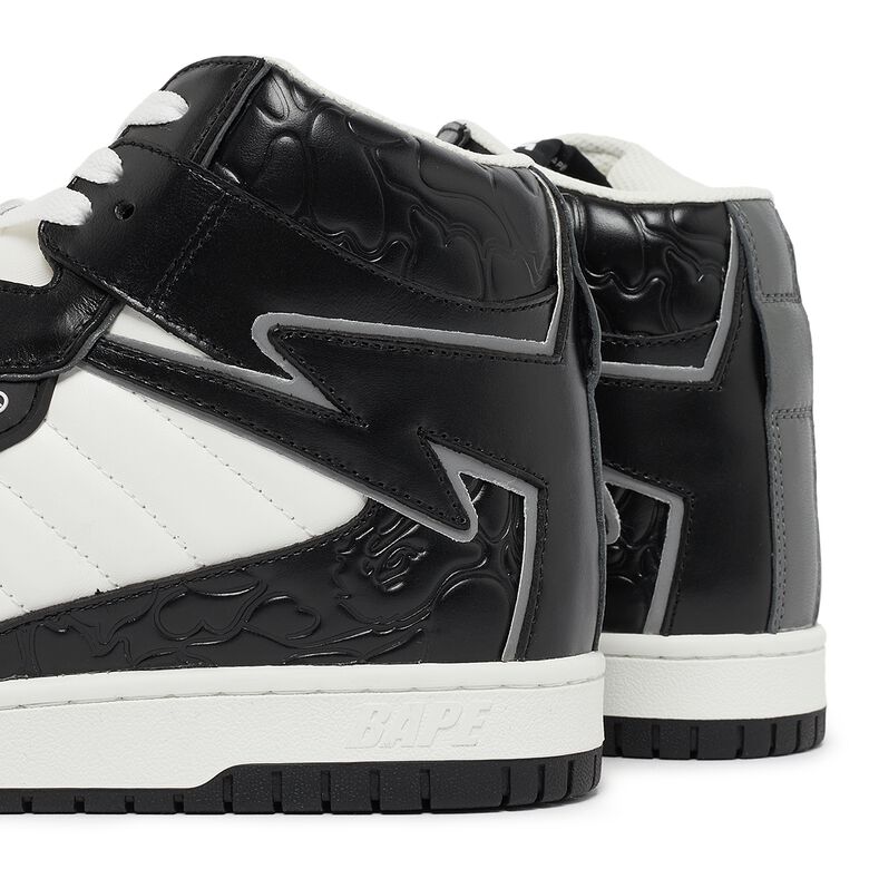 A Bathing Ape Wmns Sta 88 Mid #1 L Black