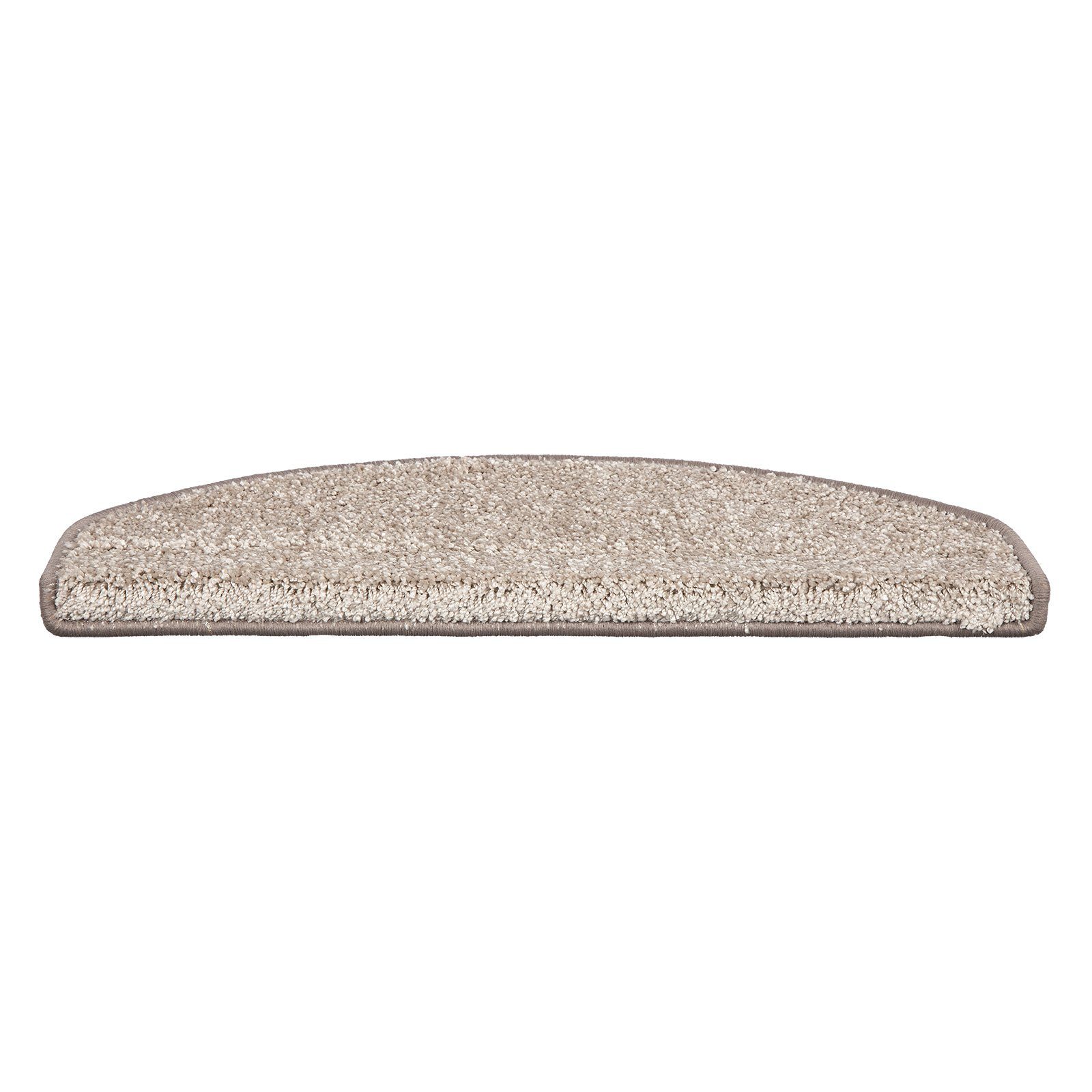 Stufenmatte Jakarta, Treppenschutz, Stufenschoner, viele Farben, Karat, Halbrund, Höhe: 10 mm, 100% Polypropylen