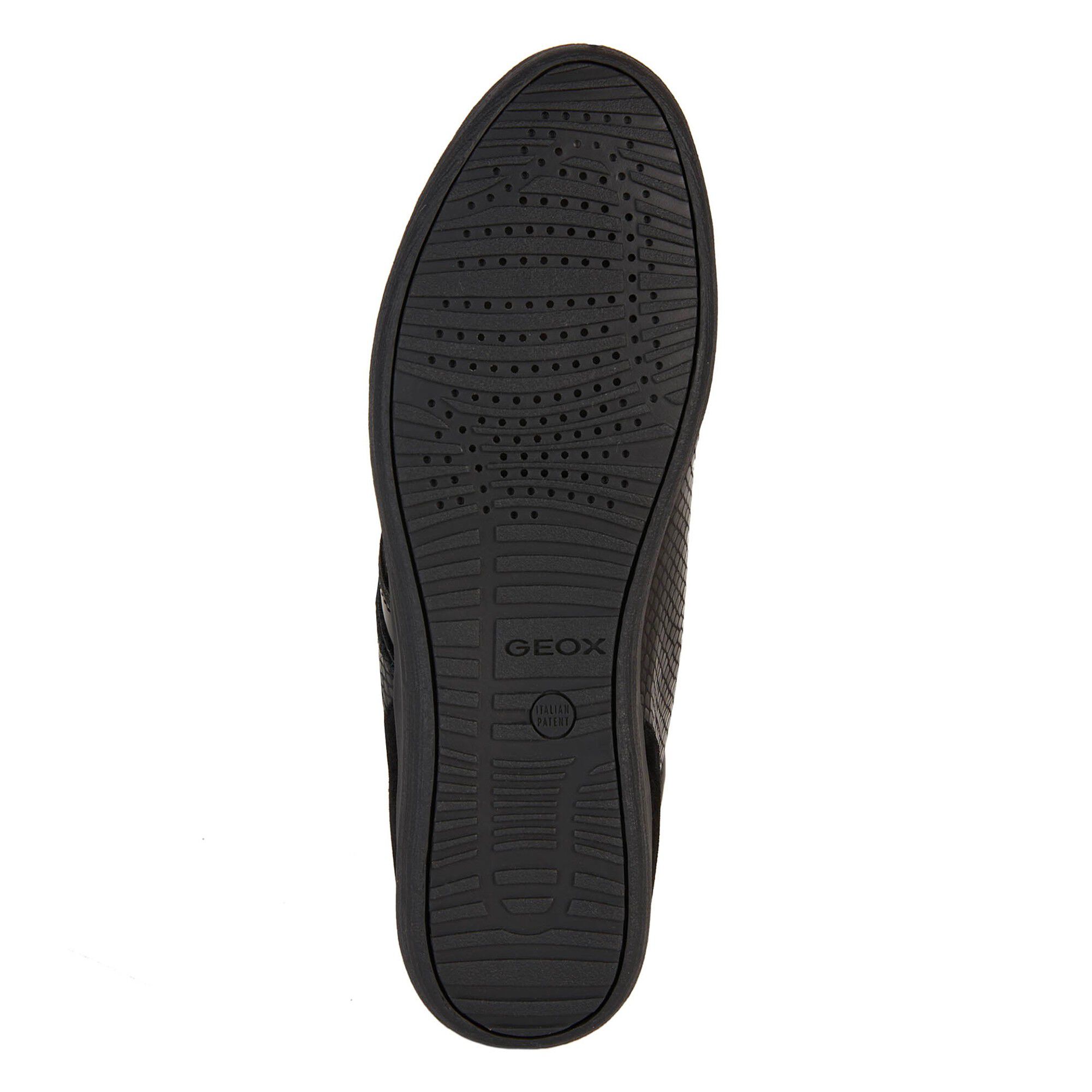 Baskets montantes noir dessus cuir