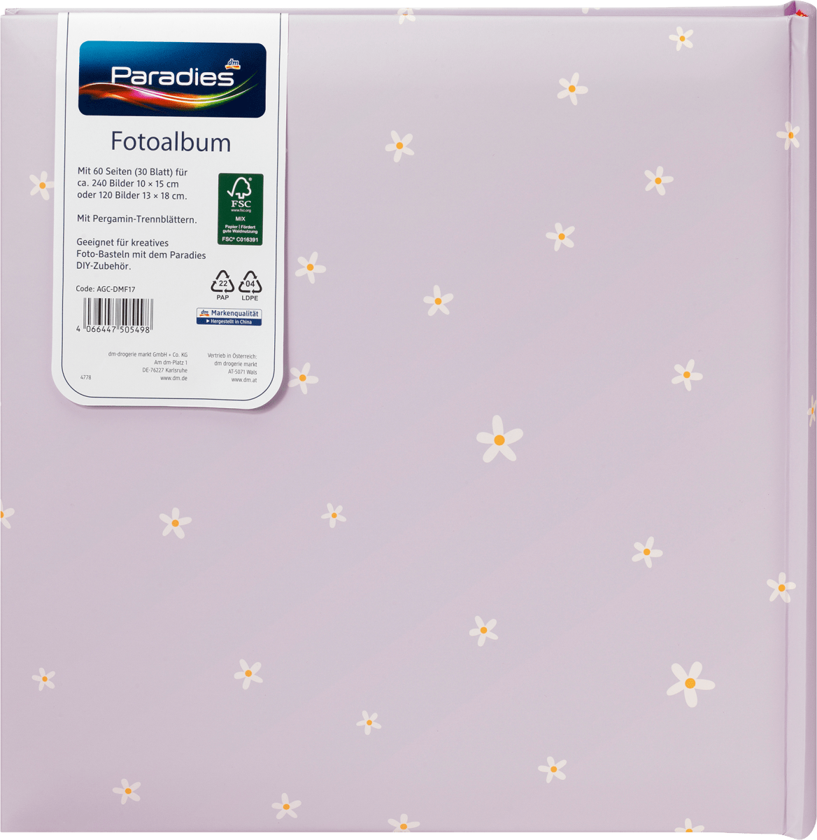 Fotoalbum Jumbo Blumen, 1 St