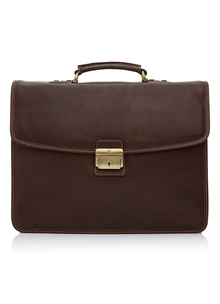 Businesstasche „Verona“ aus Leder von Castelijn & Beerens mit 13,3-Zoll-Laptopfach