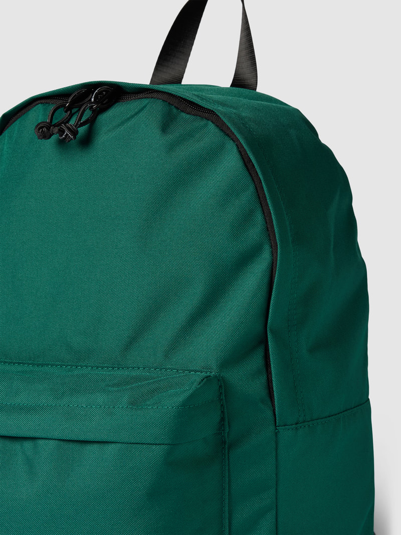 Rucksack mit Label-Details in dunkelgrün