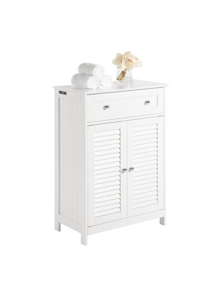 SoBuy Badkommode in Weiß - (B)60 x (H)87 x (T)35cm günstig kaufen onesize