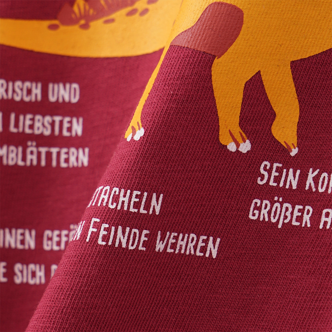Kinder Langarmshirt mit Stegosaurus-Print
