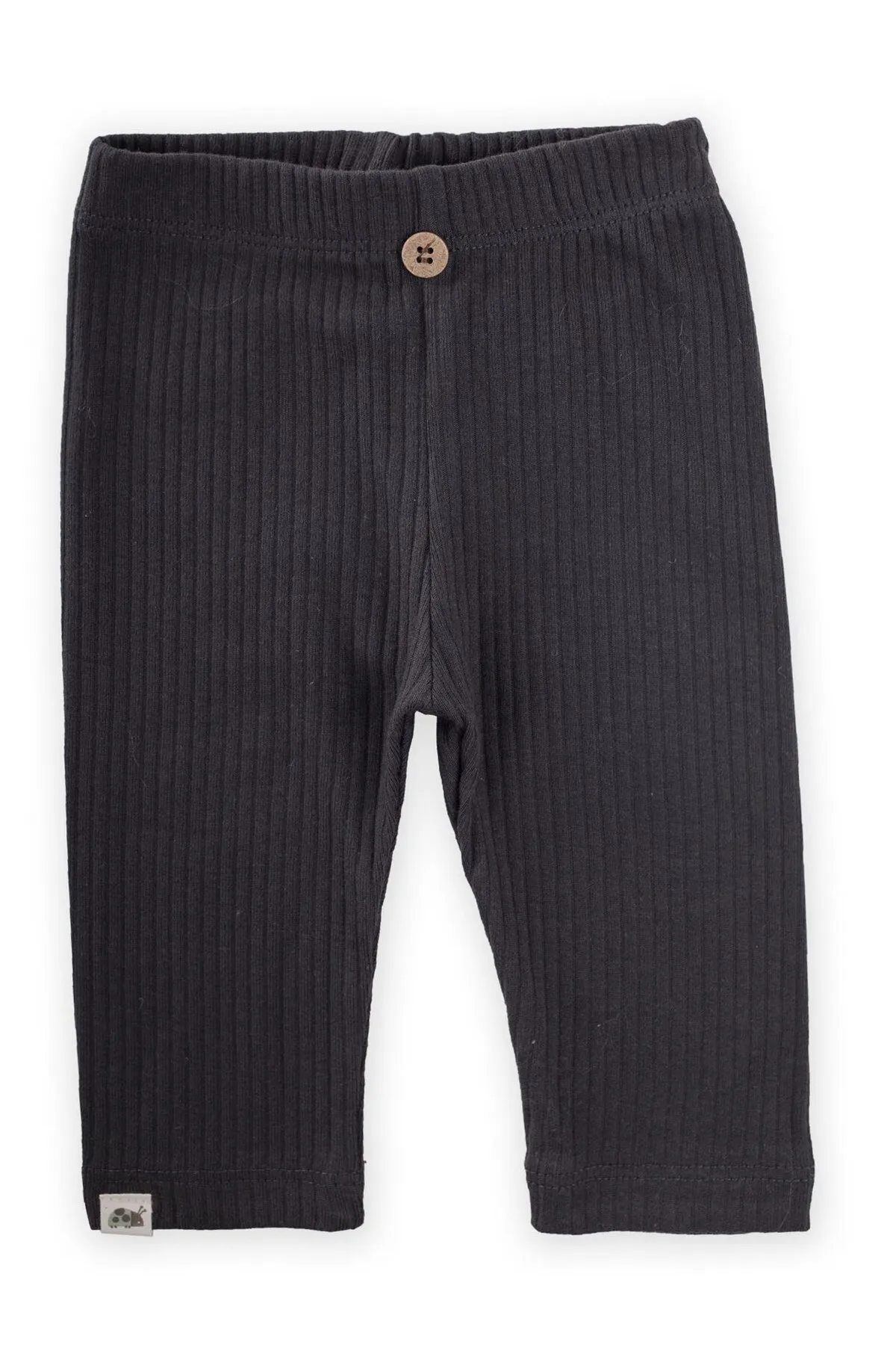 Cigit  Gerippte Leggings, 0–5 Jahre, Anthrazit