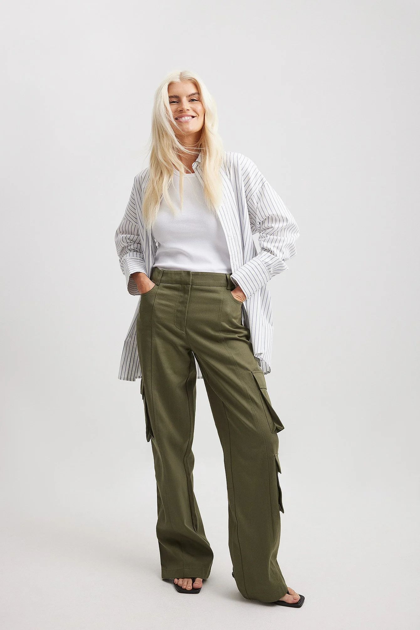 Cargohose mit Nahtverlaufdetail
