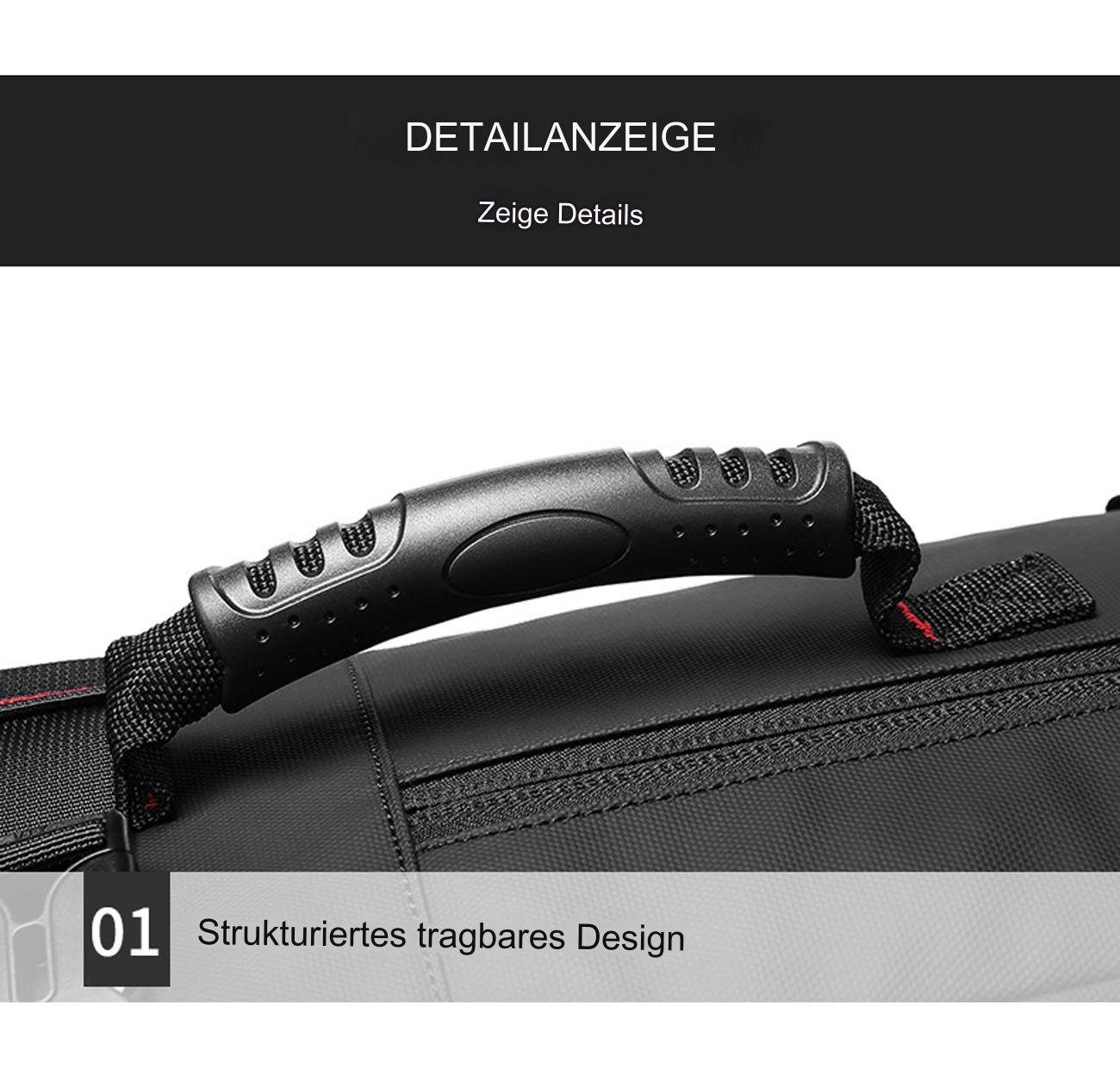 YYV Reiserucksack Wasserdichter Reiserucksack für Herren, Perfekt für Sport, Reisen, Wandern und mehr.