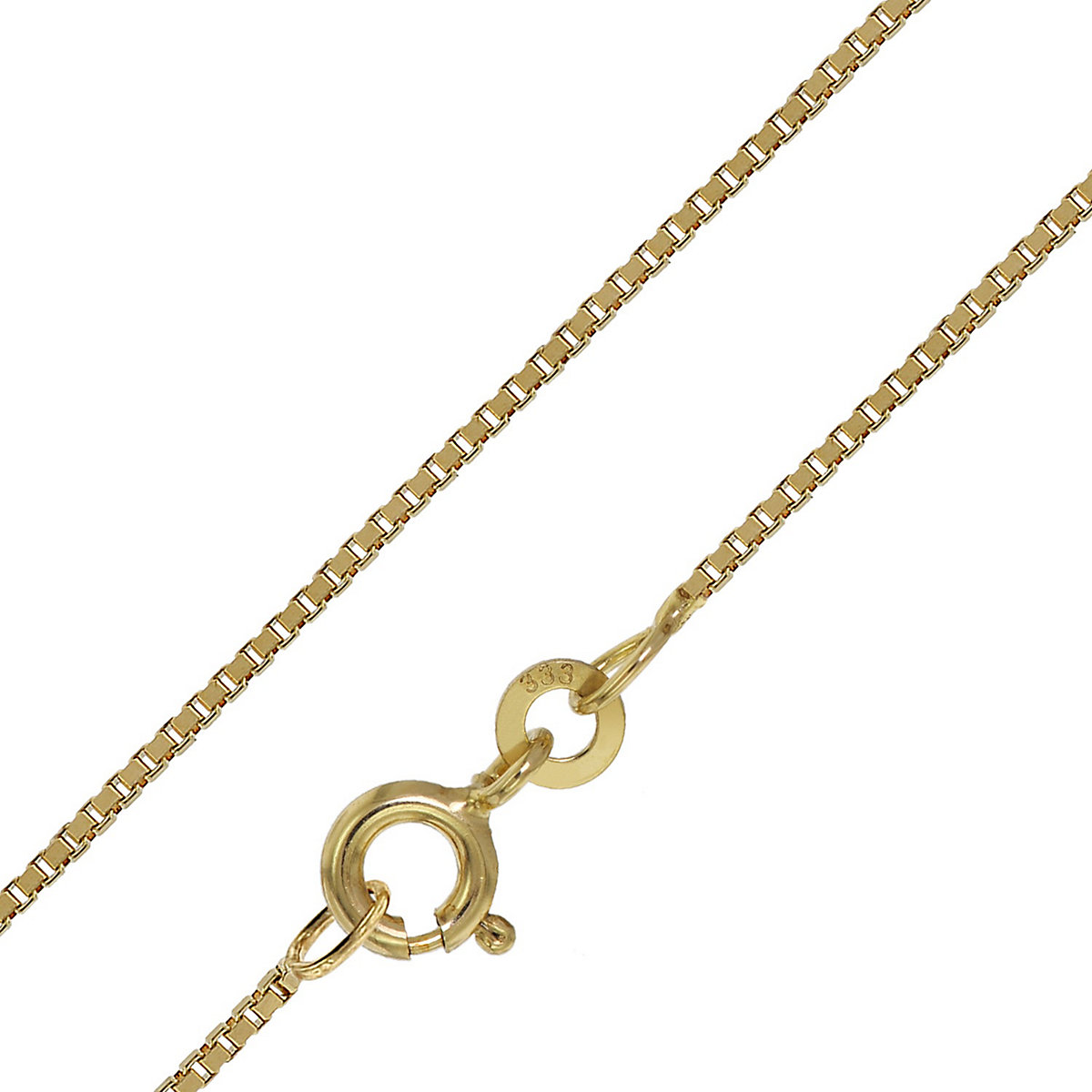 Kinder-Halskette mit Schutzengel 333/8K Gold Halsketten