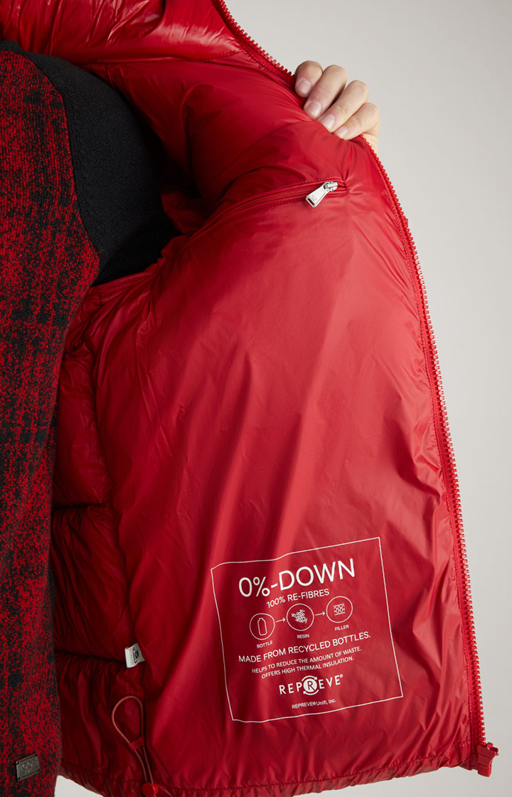 Steppjacke Joshas in Rot