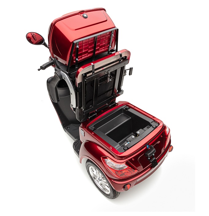 Econelo Elektrodreirad Roller 25 km/h ECONELO BILLY rot
