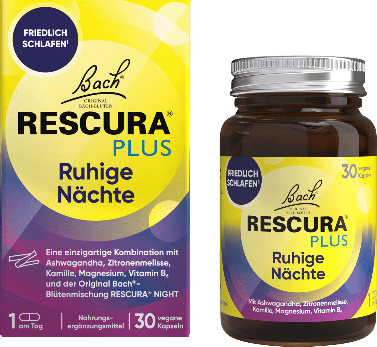 Ruhige Nächte Bachblüten Kapseln, 30 St