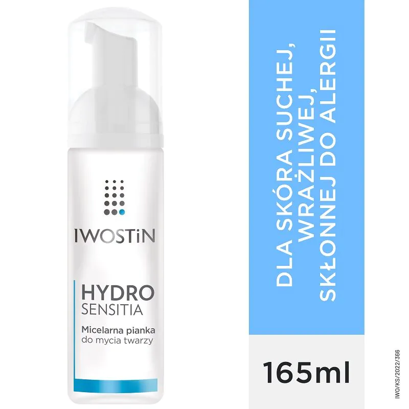 Iwostin Hydro Sensitia veido valymo ir makiažo valymo putos