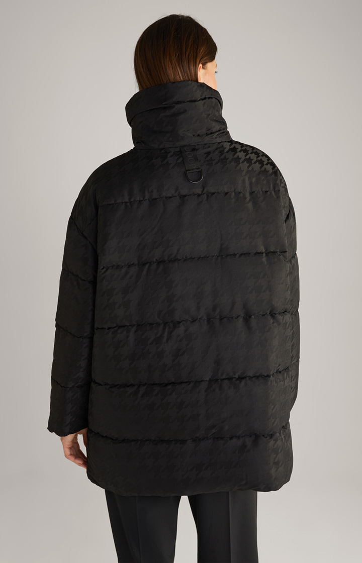 Jacke in Schwarz gemustert