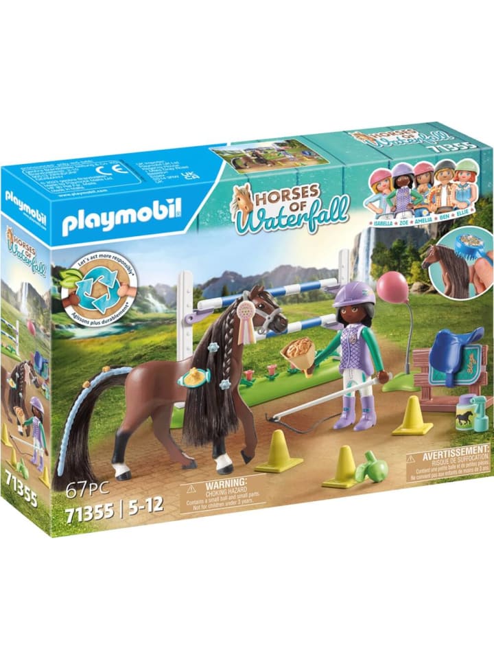 Playmobil Spielfigur Set Pferde von Waterfall - Zoe & Blaze mit Turnierparcours, ab 3 J. günstig kaufen onesize