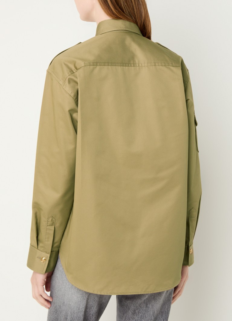 Sandro  Blouse met borstzakken en sierknopen