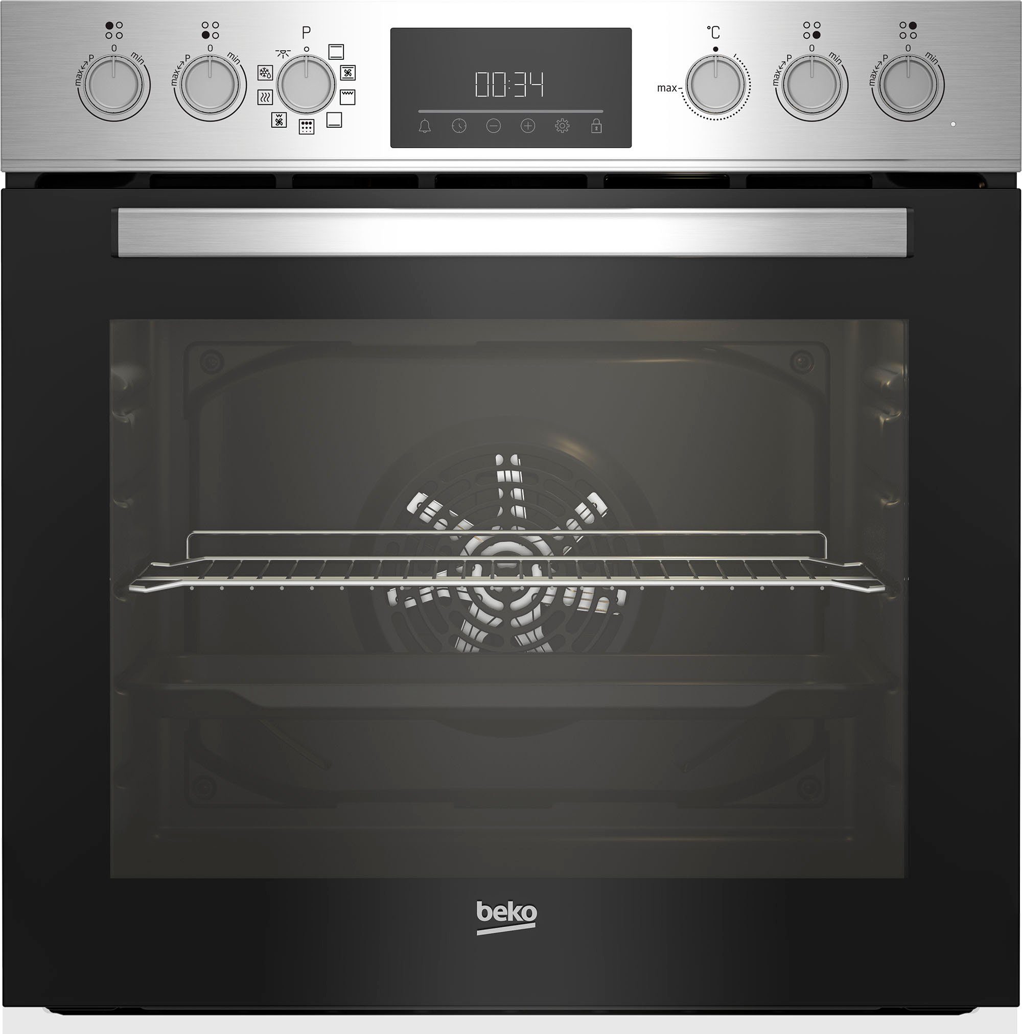 BEKO Induktions Herd-Set BBUE1134T0XFP, Pyrolyse-Selbstreinigung