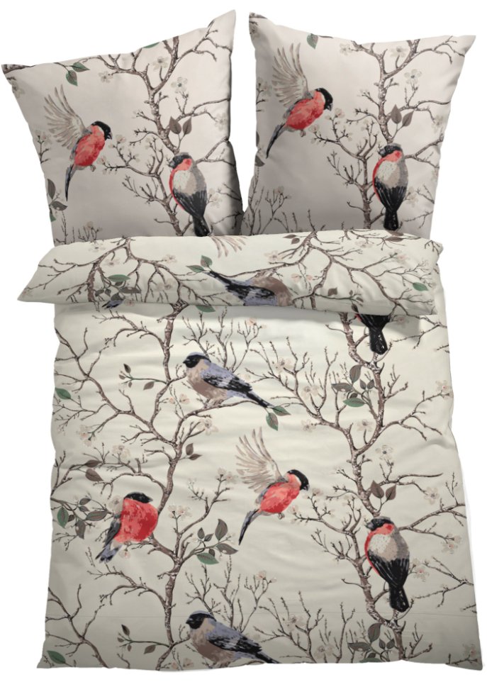 Bettwäsche mit Vogel