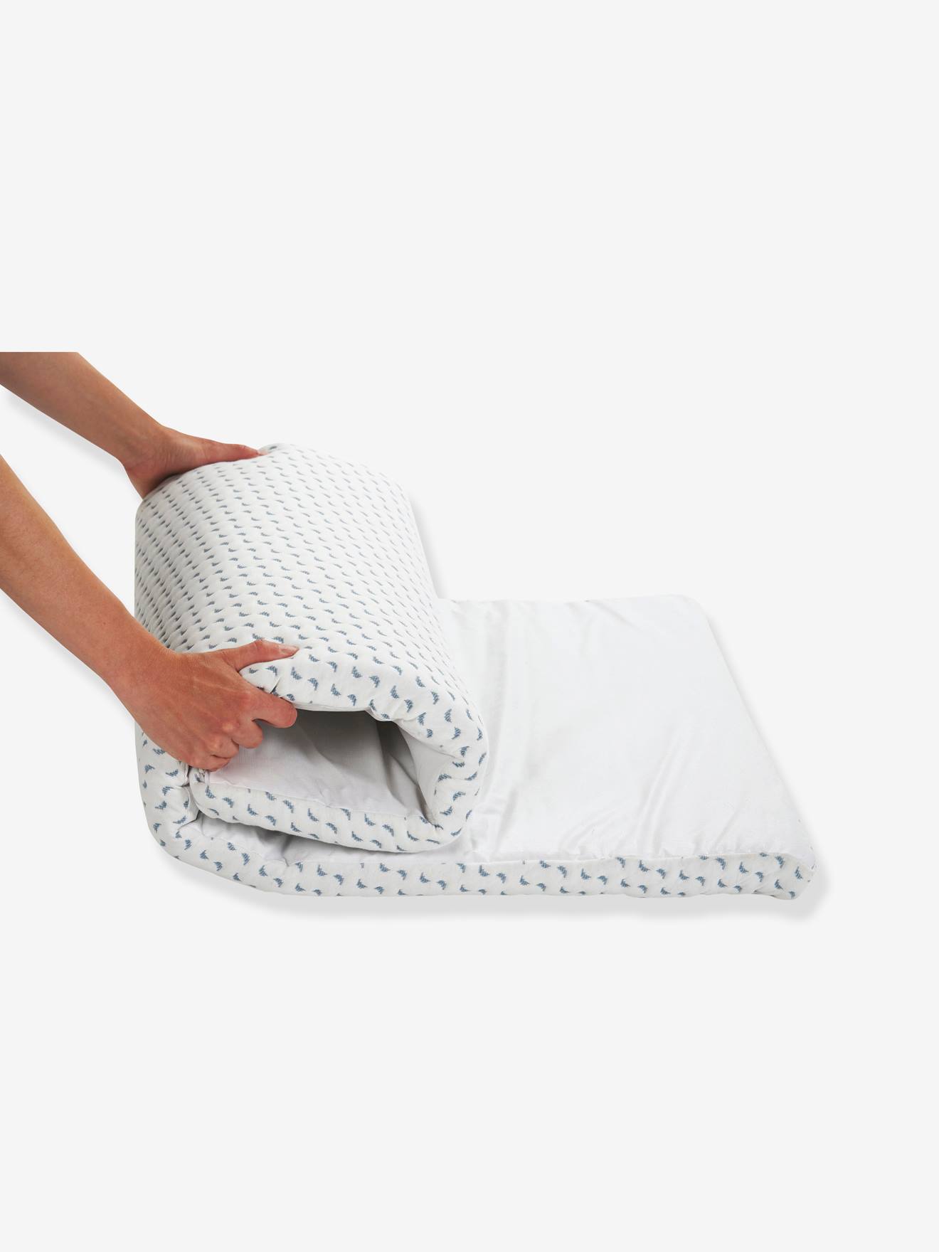 Matelas de voyage bébé 60x120 cm CANDIDE Green Ocean Friendly blanc