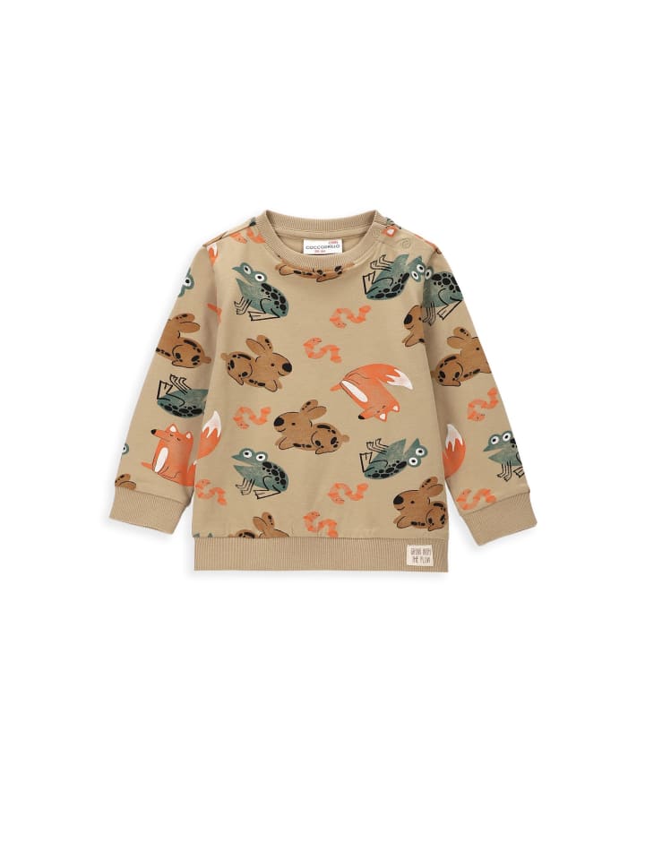 Coccodrillo T-shirt mit langen Ärmeln in beige günstig kaufen 68