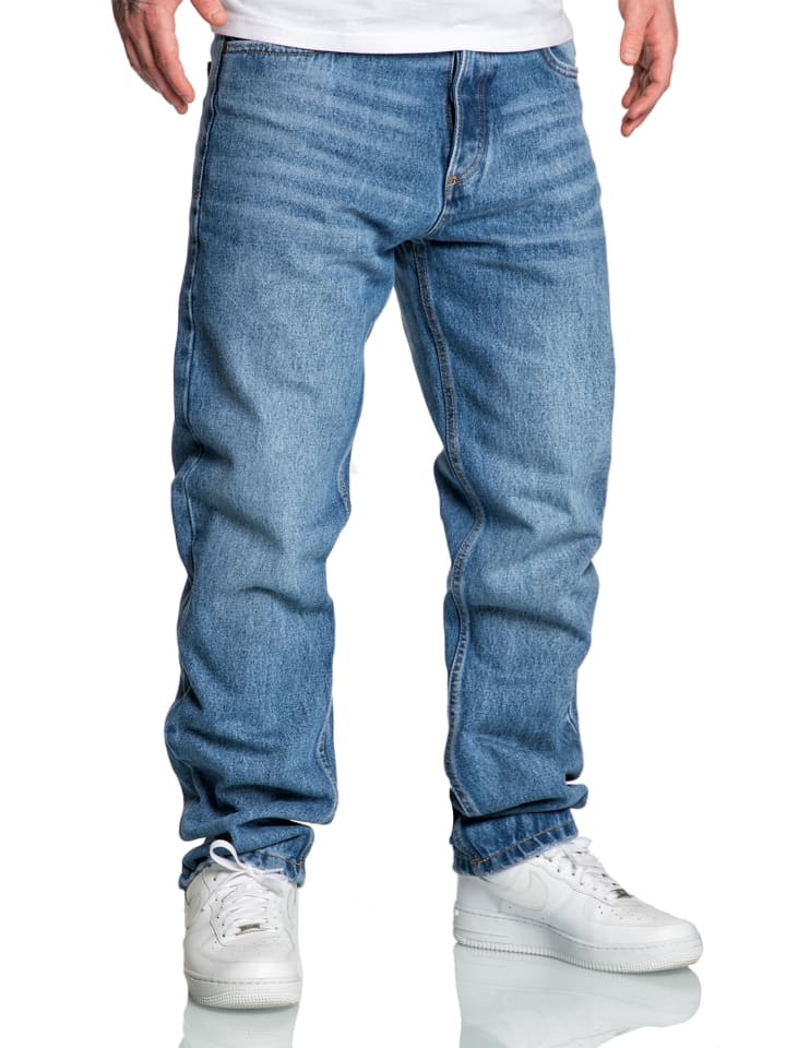 Amaci&Sons 90s Baggy Jeans BOX HILL in Dunkelblau günstig kaufen