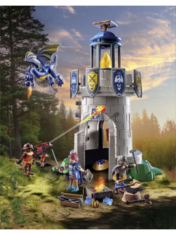 Playmobil Spielfigur Set Novelmore Ritterturm mit Schmied und Drache, ab 3 Jahre günstig kaufen onesize