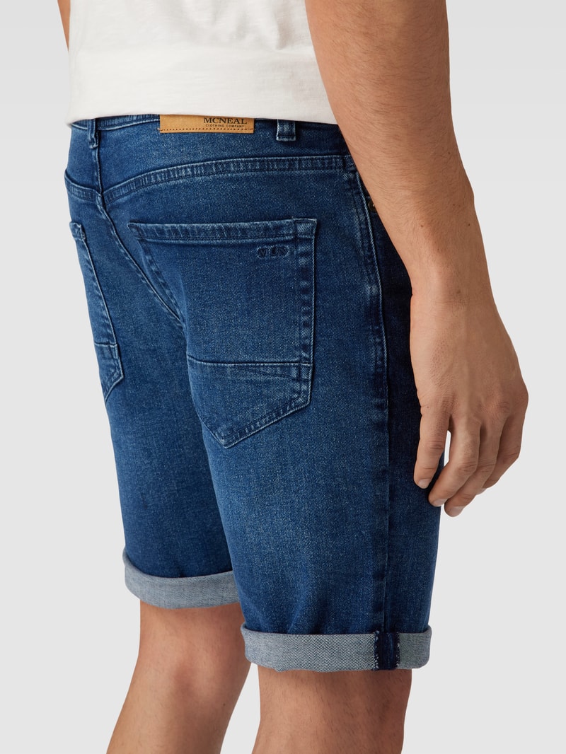 Bermudas in Denim-Optik in himmelblau