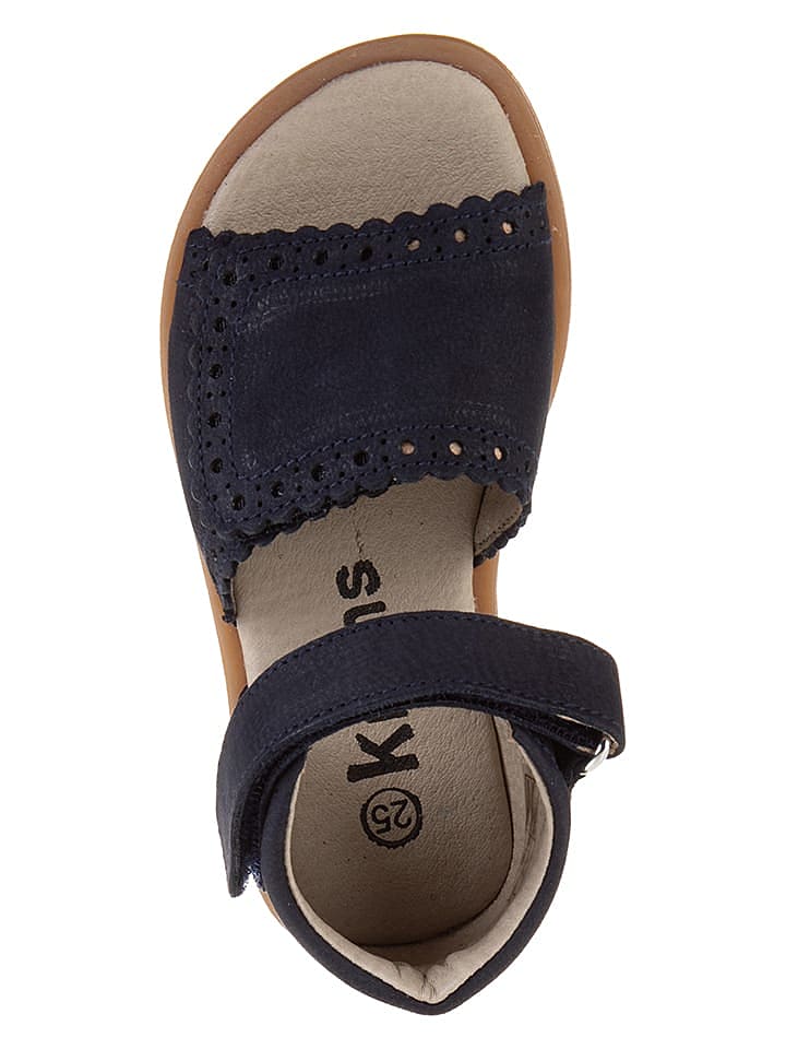kmins Leder-Sandalen in Dunkelblau günstig kaufen 26