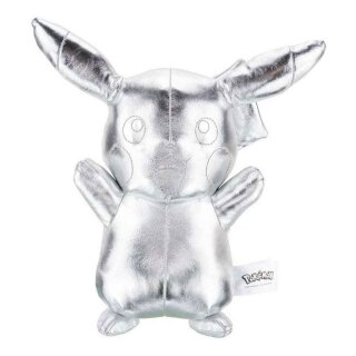 ** % SALE % ** Pokémon 25. Jubiläum Select Plüschfigur Silber Version Pikachu 30 cm