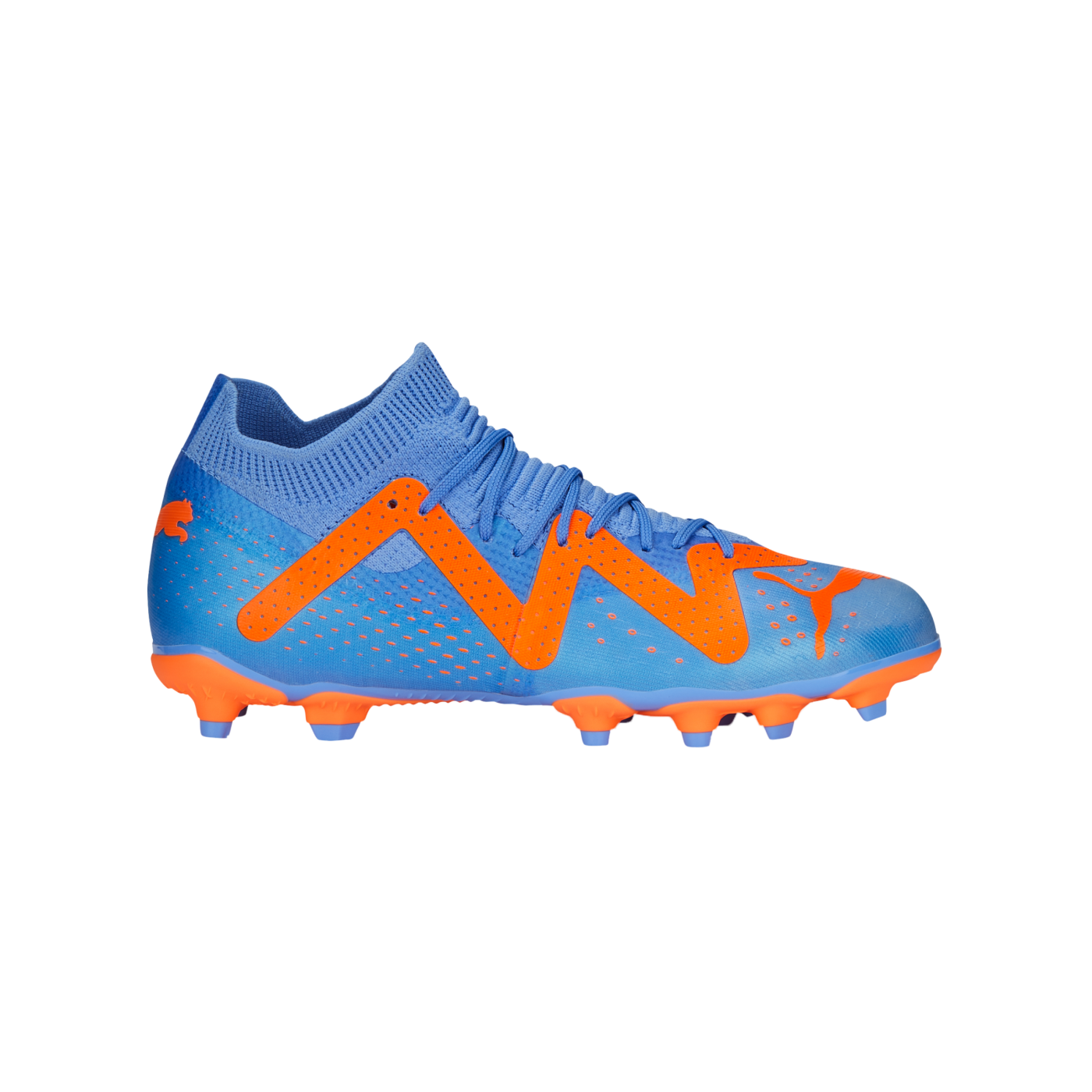 PUMA FUTURE Match FG/AG Supercharge Kids Blau Orange F01