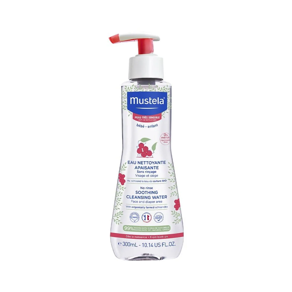 FLUID DE CURĂȚARE CALMANT, FĂRĂ CLĂTIRE, pentru ten hipersensibil - Îngrijire bebeluși, Produse pentru copii, Apă de curățare facială