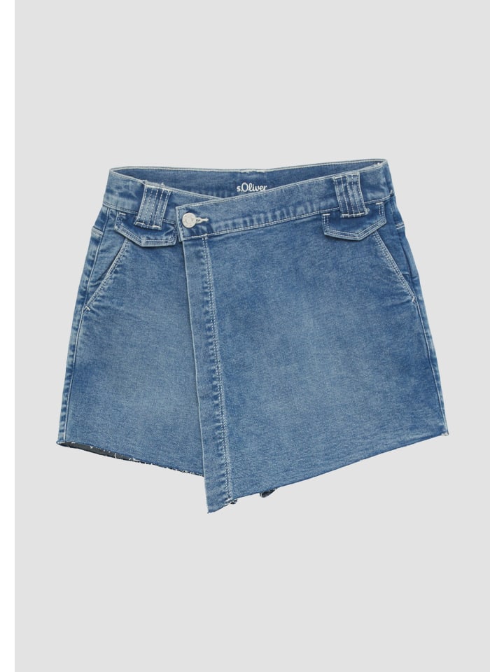 s.Oliver Rock kurz in Blau günstig kaufen