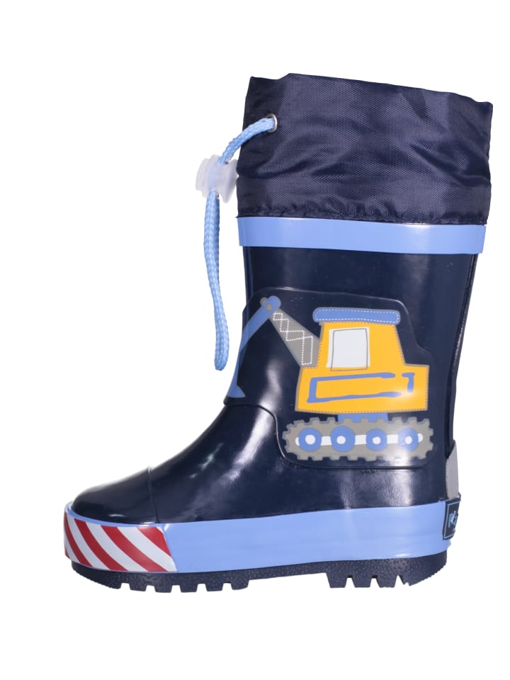 Playshoes Gummistiefel Baustelle in Bleu günstig kaufen