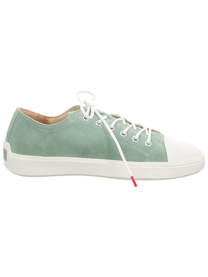 Think! Leder-Sneakers in Grün günstig kaufen