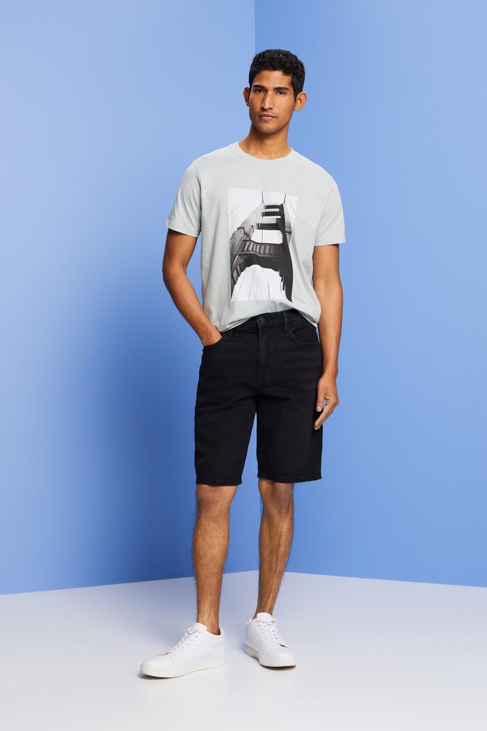 Bedrucktes Baumwoll-T-Shirt
