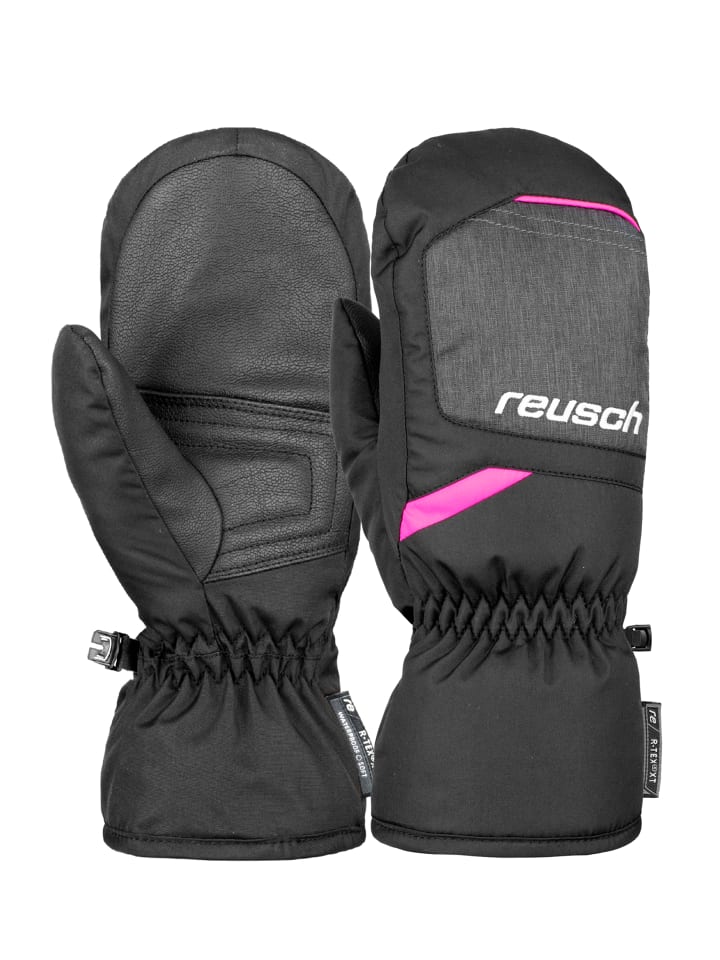 Reusch Fäustling Bennet R-TEX® XT Junior Mitten in blck/blck melang/pink glo günstig kaufen 6