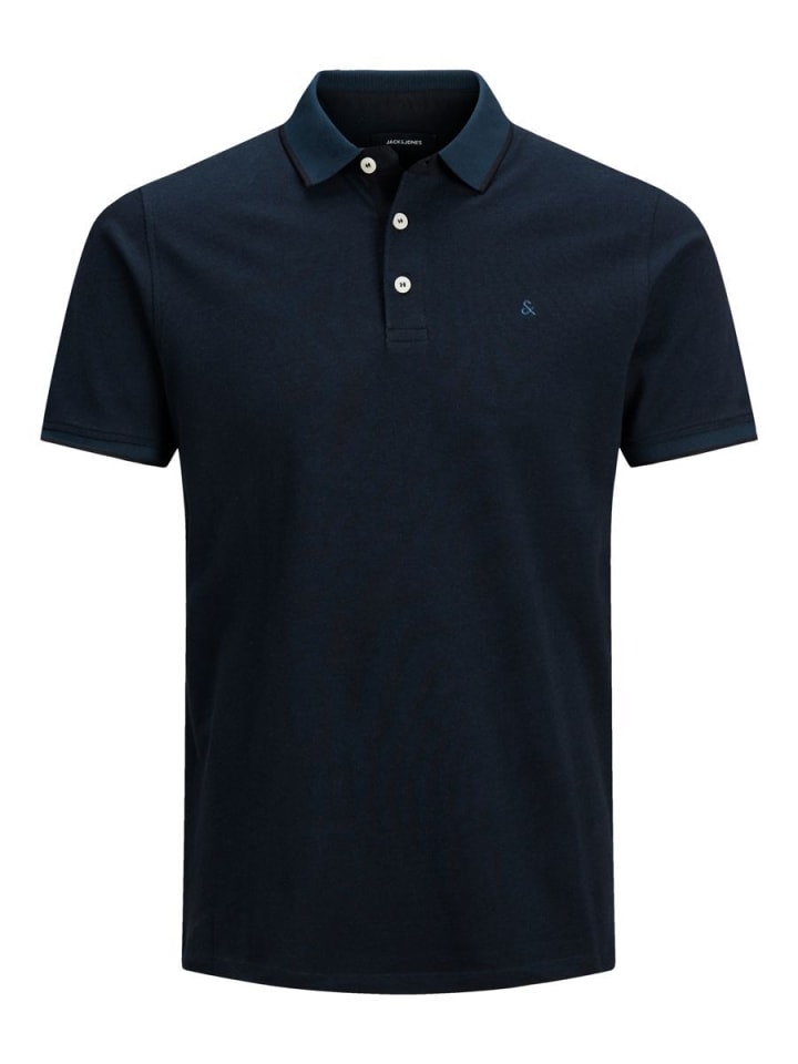 JACK & JONES PLUS Poloshirt in Dark Navy 1 günstig kaufen