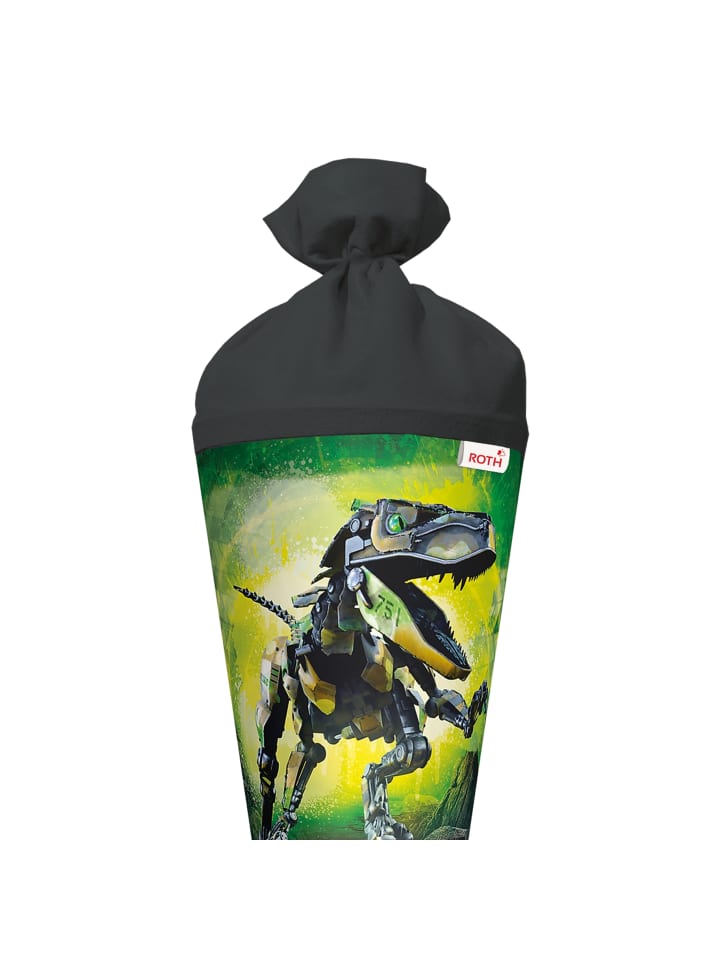 ROTH Schultüte groß Robo-Rex 70 cm in Grün günstig kaufen onesize