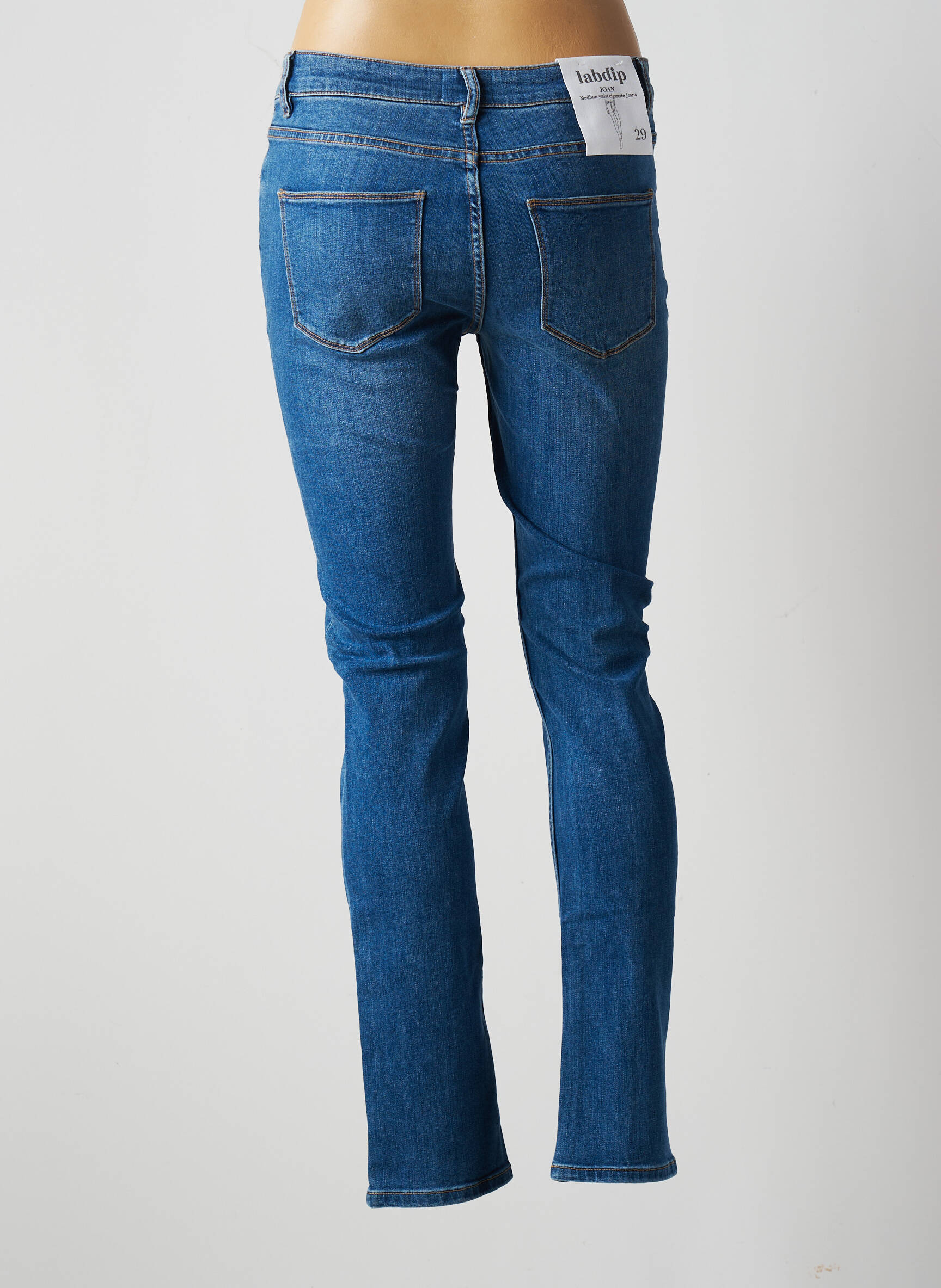 Labdip Jeans Coupe Slim Femme couleur bleu
