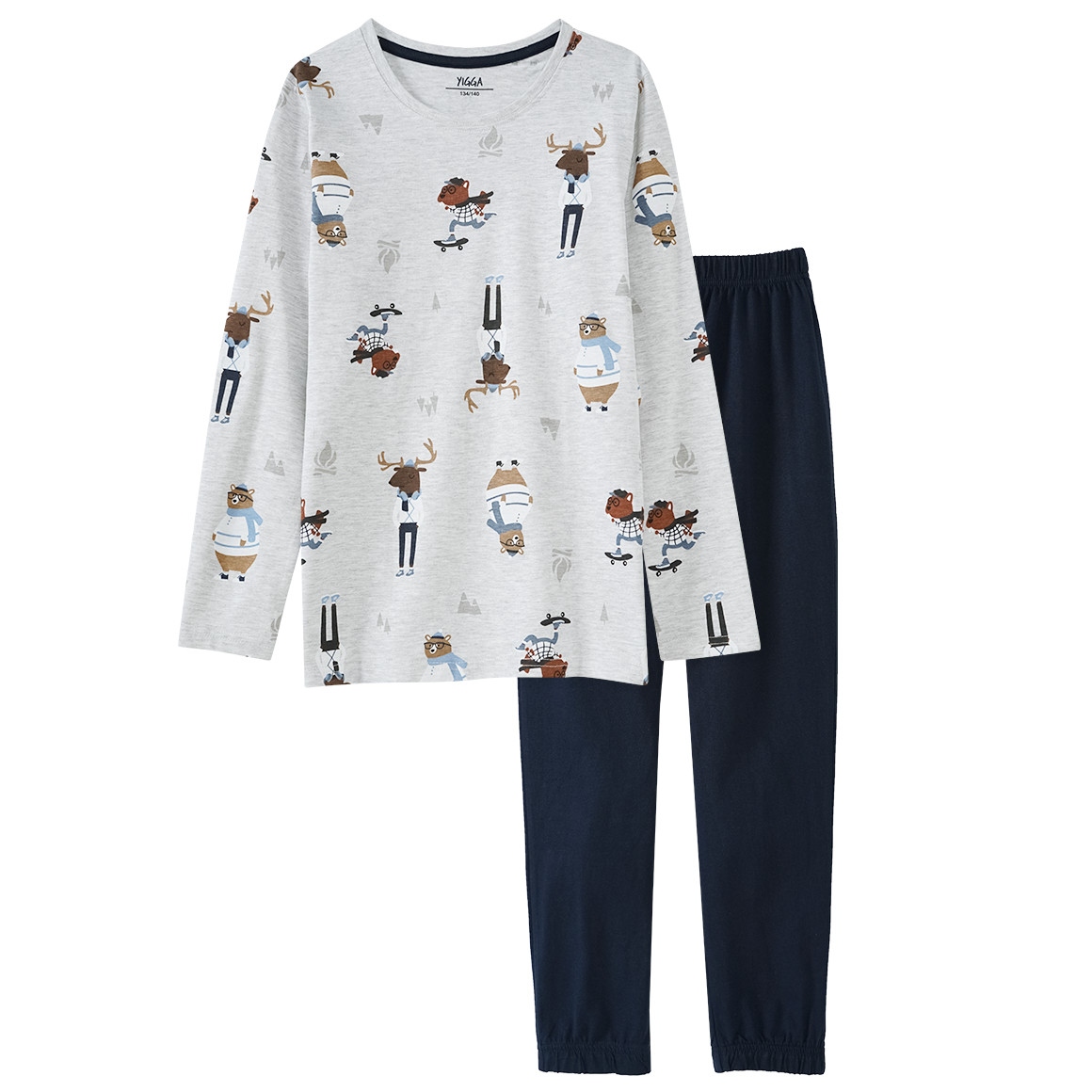 Jungen Schlafanzug mit Allover-Print