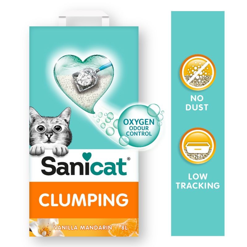 Sanicat Klumpende Katzenstreu mit Vanille & Mandarine zu TOP-Preisen